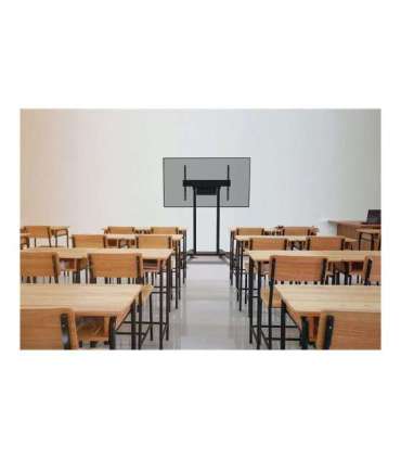 Neomounts Floor stand FL55-875BL1 TV trolley Adjustable Height 55-100 " Maximum weight (capacity) 110 kg Black