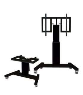 Neomounts Floor stand PLASMA-M2500TBLACK TV trolley Adjustable Height, Tilt 42-100 " Maximum weight (capacity)