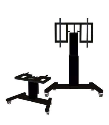 Neomounts Floor stand PLASMA-M2500TBLACK TV trolley Adjustable Height, Tilt 42-100 " Maximum weight (capacity)