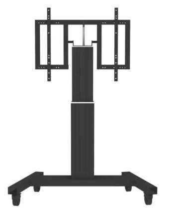 Neomounts Floor stand PLASMA-M2500TBLACK TV trolley Adjustable Height, Tilt 42-100 " Maximum weight (capacity)