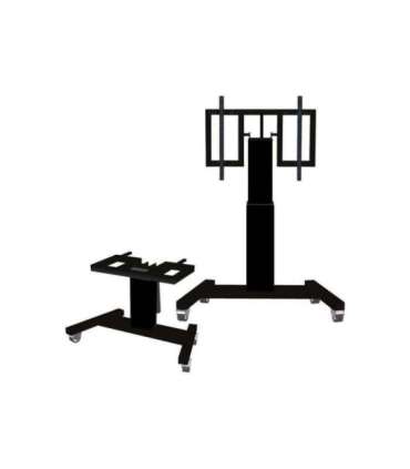 Neomounts Floor stand PLASMA-M2500TBLACK TV trolley Adjustable Height, Tilt 42-100 " Maximum weight (capacity)