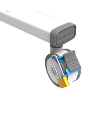 Neomounts ABL-875 Wheel lock for trolleys suitable for FL55-875BL1/WH1, FL50S-825BL1/WH1, FL50-525/575BL1/WH1