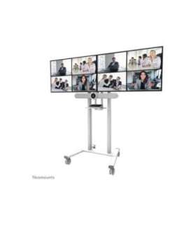 Neomounts Floor stand ADM-875WH2 Dual screen adapter Adjustable Height 42-65 " Maximum weight (capacity) 40 kg |