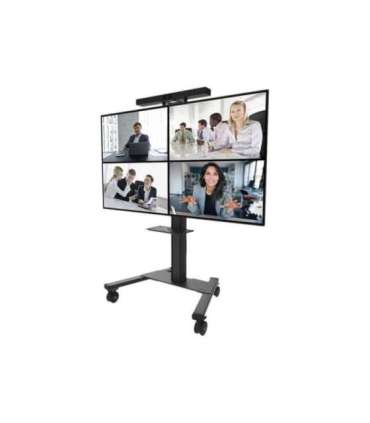 Neomounts AV1-825BL Videobar and multimedia kit - universal Adjustable Height Maximum weight (capacity) 9 kg Black