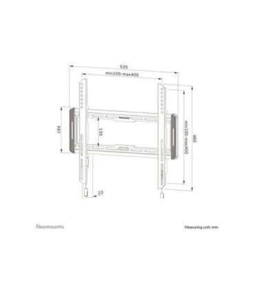 Neomounts Wall mount WL30-550BL14 TV mount wall 32-75 " Maximum weight (capacity) 50 kg Black