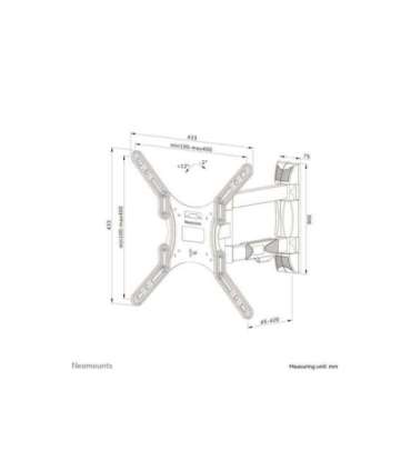 Neomounts Wall mount WL40-550BL14 TV mount wall Rotate, Tilt, Swivel 32-55 " Maximum weight (capacity) 35 kg |