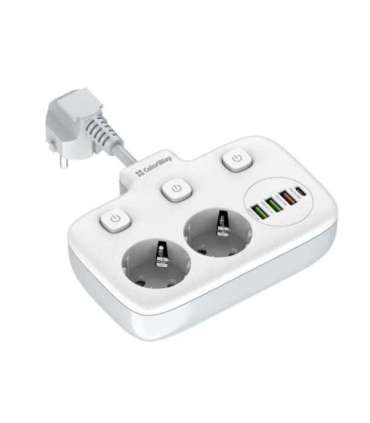 ColorWay Power Socket CW-CHE24PDW