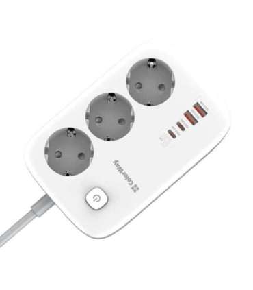 ColorWay Power Socket CW-CHE34PDW