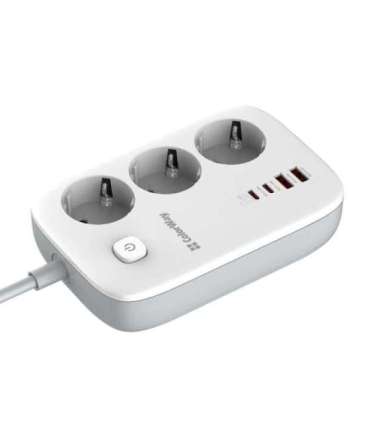 ColorWay Power Socket CW-CHE34PDW