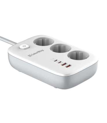 ColorWay Power Socket CW-CHE34PDW