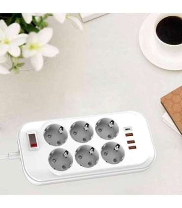 ColorWay Power Socket CW-CHE64PDW