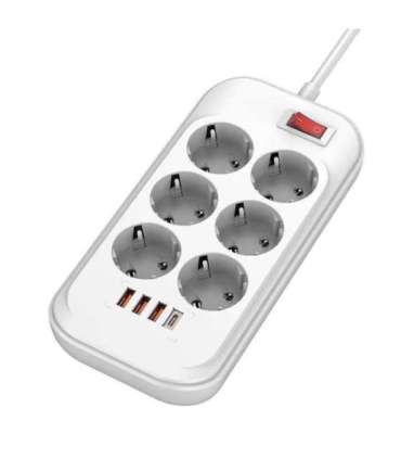 ColorWay Power Socket CW-CHE64PDW