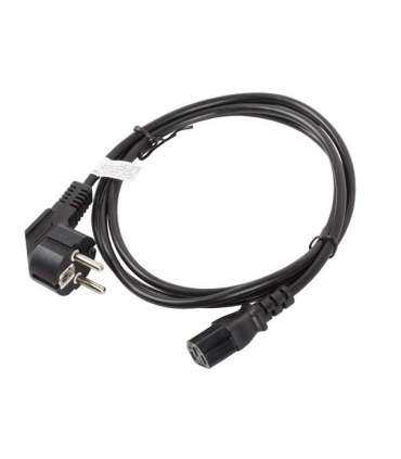 Lanberg CEE 7/7 to IEC 320 C13 Power Cord CA-C13C-10CC-0018-BK