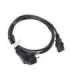 Lanberg CEE 7/7 to IEC 320 C13 Power Cord CA-C13C-10CC-0018-BK