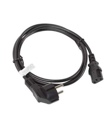 Lanberg CEE 7/7 to IEC 320 C13 Power Cord CA-C13C-10CC-0018-BK