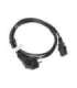 Lanberg CEE 7/7 to IEC 320 C13 Power Cord CA-C13C-10CC-0018-BK