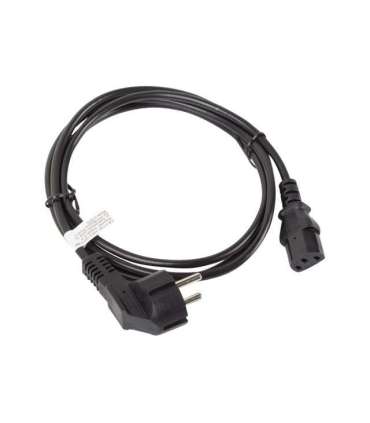 Lanberg CEE 7/7 to IEC 320 C13 Power Cord CA-C13C-10CC-0018-BK