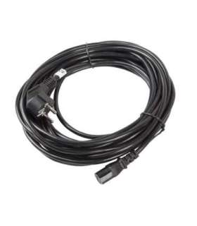 Lanberg CEE 7/7 to IEC 320 C13 Power Cord CA-C13C-11CC-0100-BK