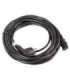 Lanberg CEE 7/7 to IEC 320 C13 Power Cord CA-C13C-11CC-0100-BK