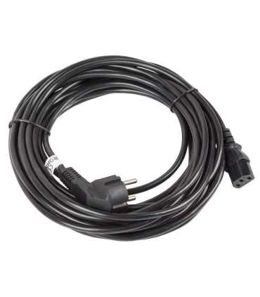 Lanberg CEE 7/7 to IEC 320 C13 Power Cord CA-C13C-11CC-0100-BK