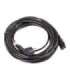 Lanberg CEE 7/7 to IEC 320 C13 Power Cord CA-C13C-11CC-0100-BK
