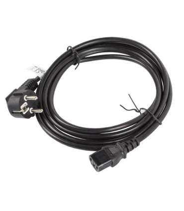 Lanberg CEE 7/7 to IEC 320 C13 Power Cord CA-C13C-11CC-0030-BK