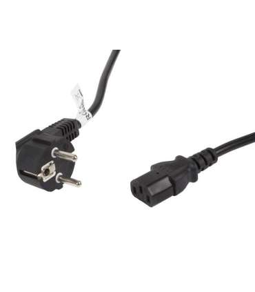 Lanberg CEE 7/7 to IEC 320 C13 Power Cord CA-C13C-11CC-0050-BK