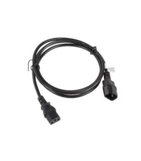 Lanberg IEC 320 C13 to C14 Cable CA-C13E-11CC-0018-BK
