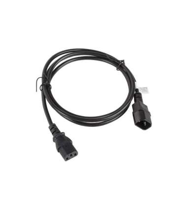 Lanberg IEC 320 C13 to C14 Cable CA-C13E-11CC-0018-BK