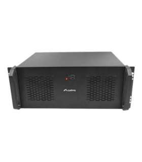 Lanberg Rackmount server chassis lanberg ATX 350/10 19"/4U Black
