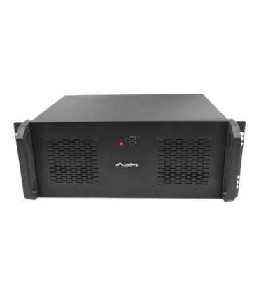 Lanberg Rackmount server chassis lanberg ATX 350/10 19"/4U Black