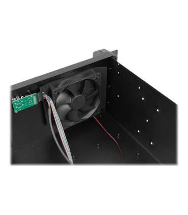 Lanberg Rackmount server chassis lanberg ATX 350/10 19"/4U Black