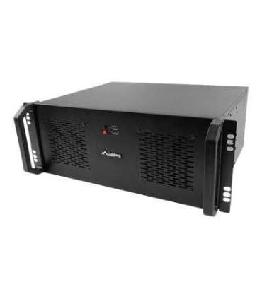 Lanberg Rackmount server chassis lanberg ATX 350/10 19"/4U Black