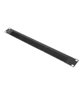 Lanberg 19" Brush Panel 1U AK-1103-B Black