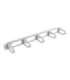 Lanberg 19" cable management panel 5 rings - type B 1U AK-1205-S Grey