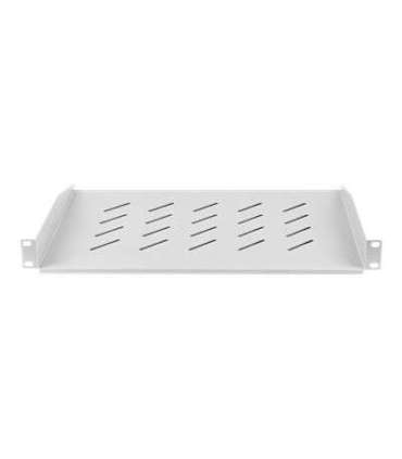 Lanberg 19" fixed shelf 1U/483x315mm, max load capacity up to 25kg AK-1008-S Grey