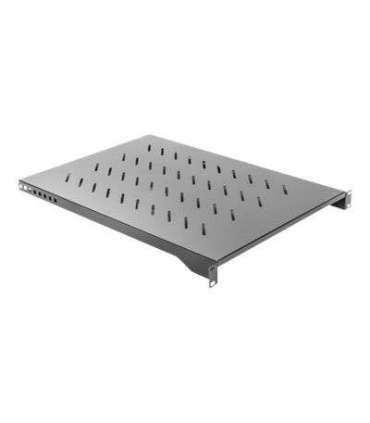 Lanberg 19" fixed shelf 1U/483x700mm, max load capacity up to 15kg AK-1010-B Black