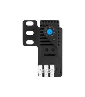 Lanberg Closed-loop thermostat 10A for rack cabinets with 19" ear and terminal block AK-1505-B Black