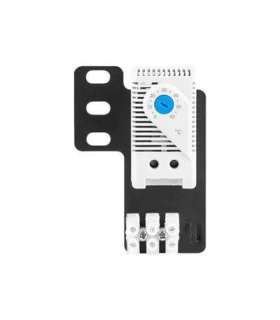 Lanberg Closed-loop thermostat 10A for rack cabinets with 19" ear and terminal block AK-1505-S Gray