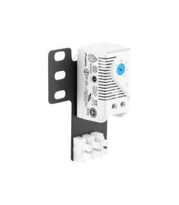 Lanberg Closed-loop thermostat 10A for rack cabinets with 19" ear and terminal block AK-1505-S Gray