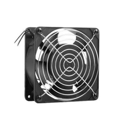 Lanberg Fan for 10"/19" rack wall-mount cabinet 230V, 120x120x38 mm AK-1501-B Black
