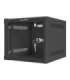 Lanberg Rack cabinet 10" wall-mount 4U/280x310 (flat pack) with glass door WF10-2304-10B Black