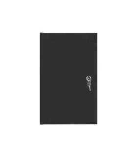 Lanberg Rack cabinet 10" wall-mount 9U/280x310 for self-assembly with metal door (flat pack) WF10-2309-00B Black