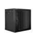 Lanberg Rack cabinet 19" double-section wall-mount 12U/600x600 (flat pack) WF02-6612-10B Black