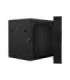 Lanberg Rack cabinet 19" double-section wall-mount 12U/600x600 (flat pack) WF02-6612-10B Black