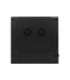 Lanberg Rack cabinet 19" double-section wall-mount 12U/600x600 (flat pack) WF02-6612-10B Black