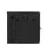 Lanberg Rack cabinet 19" double-section wall-mount 12U/600x600 (flat pack) WF02-6612-10B Black