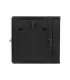Lanberg Rack cabinet 19" double-section wall-mount 12U/600x600 (flat pack) WF02-6612-10B Black