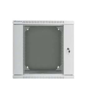 Lanberg Rack cabinet 19" double-section wall-mount 12U/600x600 (flat pack) WF02-6612-10S Grey
