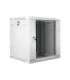 Lanberg Rack cabinet 19" double-section wall-mount 12U/600x600 (flat pack) WF02-6612-10S Grey